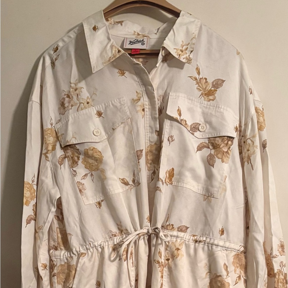 Woolrich Beige Floral dress